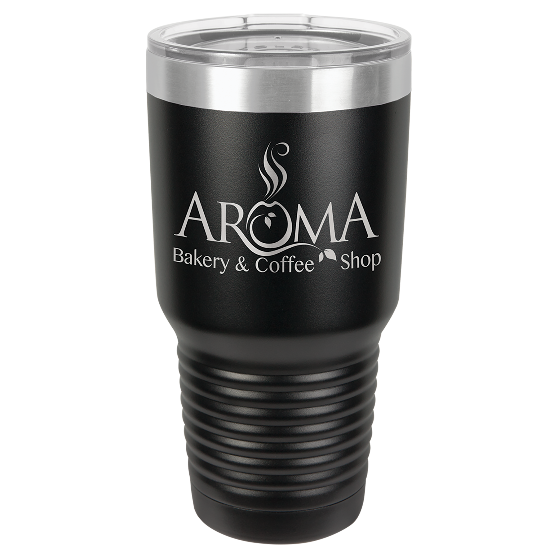 How can a laser engraved tumbler help promote my business?