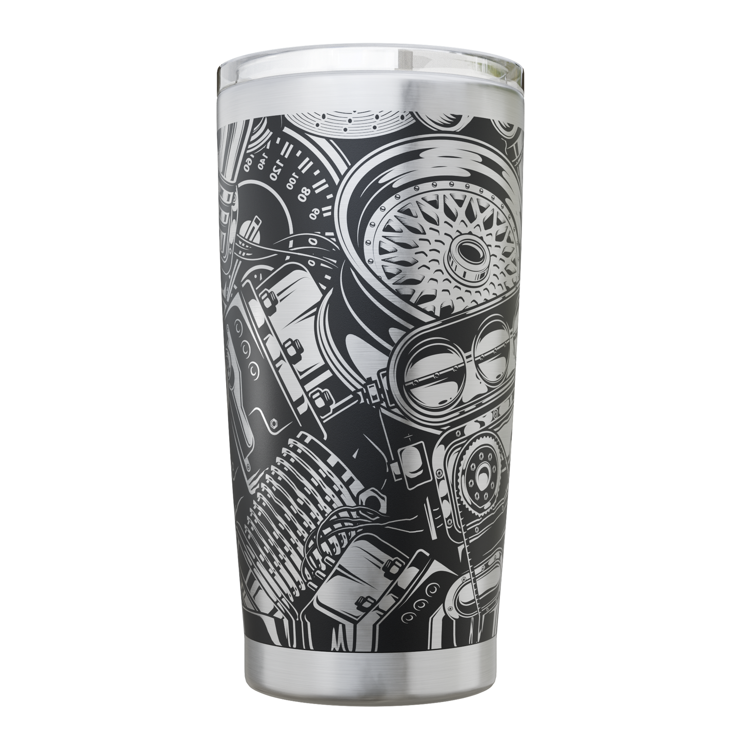 Gearhead Tumbler, 20oz Tumbler Full Wrap