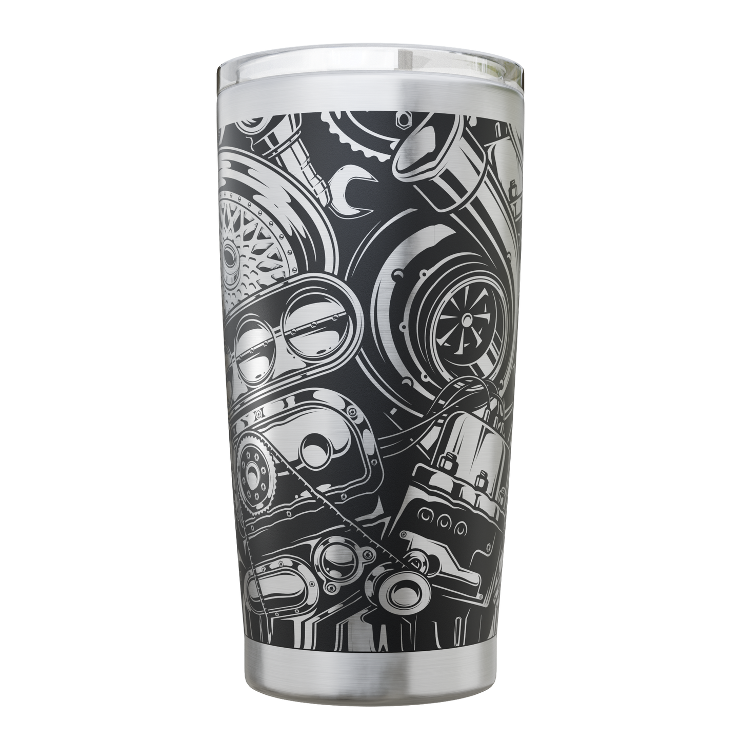 Gearhead Tumbler, 20oz Tumbler Full Wrap