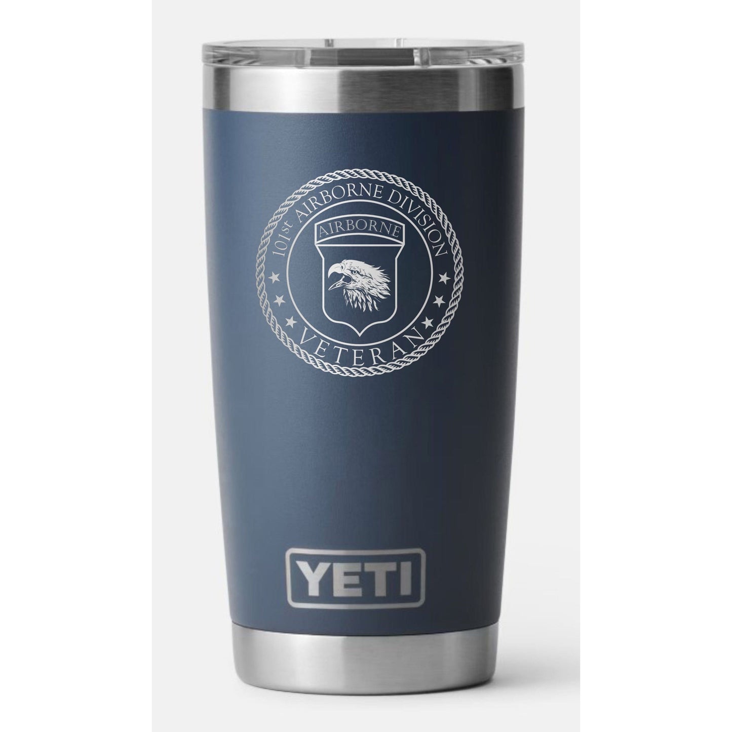 101st Airborne Veteran engraved Tumbler