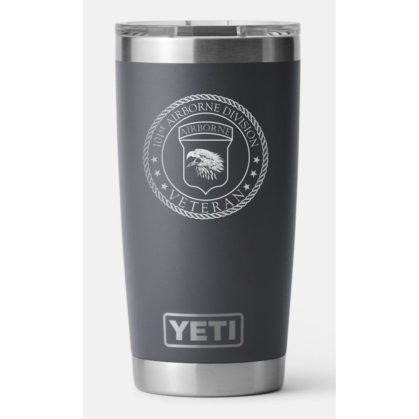 101st Airborne Veteran engraved Tumbler