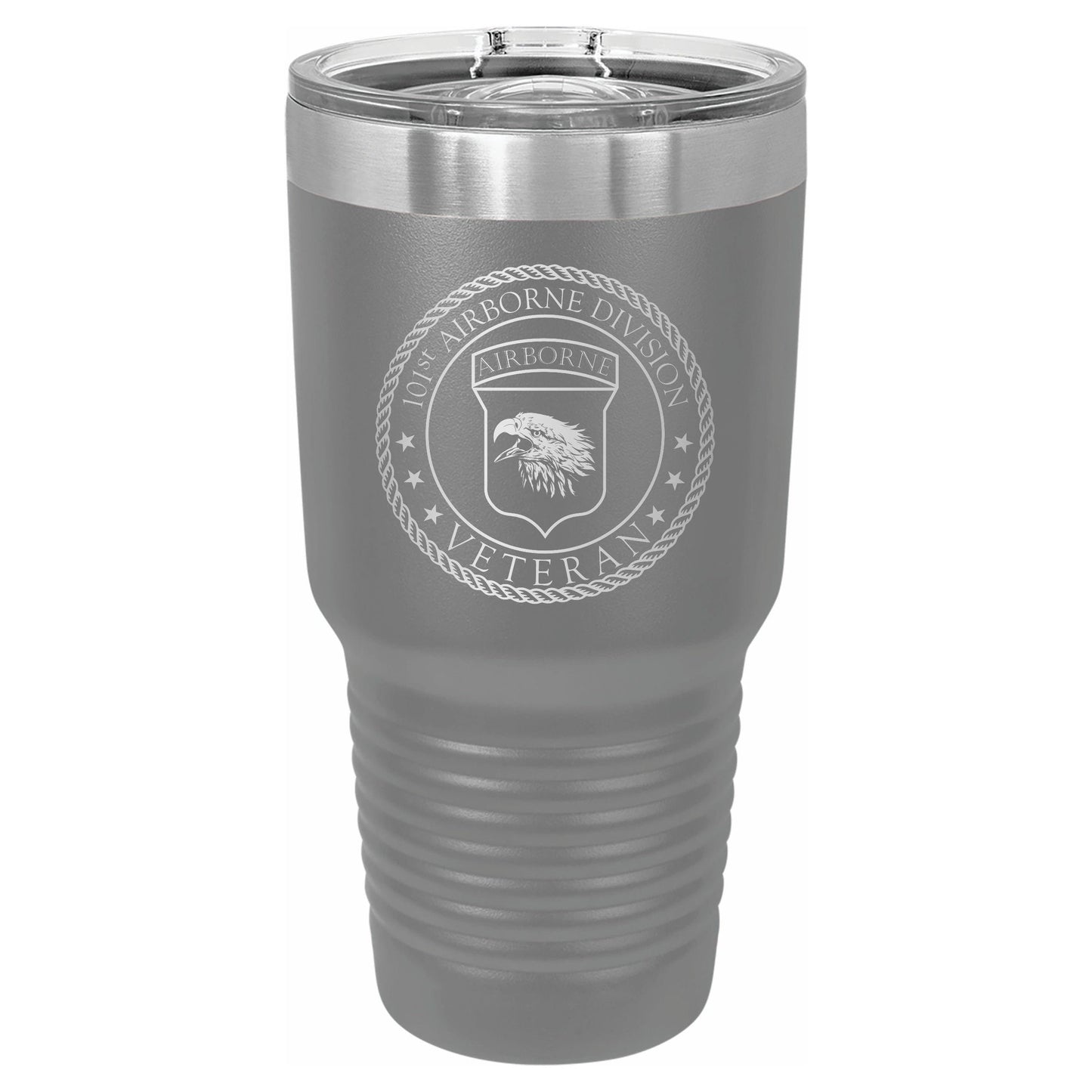 101st Airborne Veteran engraved Tumbler