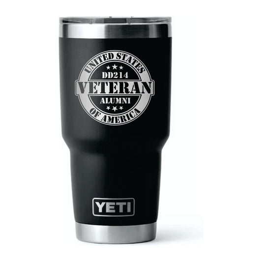 DD214 Veteran Alumni engraved Tumbler