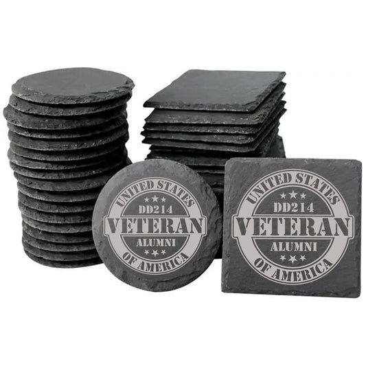 DD214 Veteran Alumni Coasters