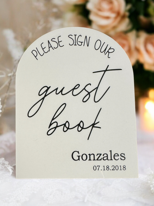 Guest Book sign, Weddings, Anniversary, Birthday, Milestone Event