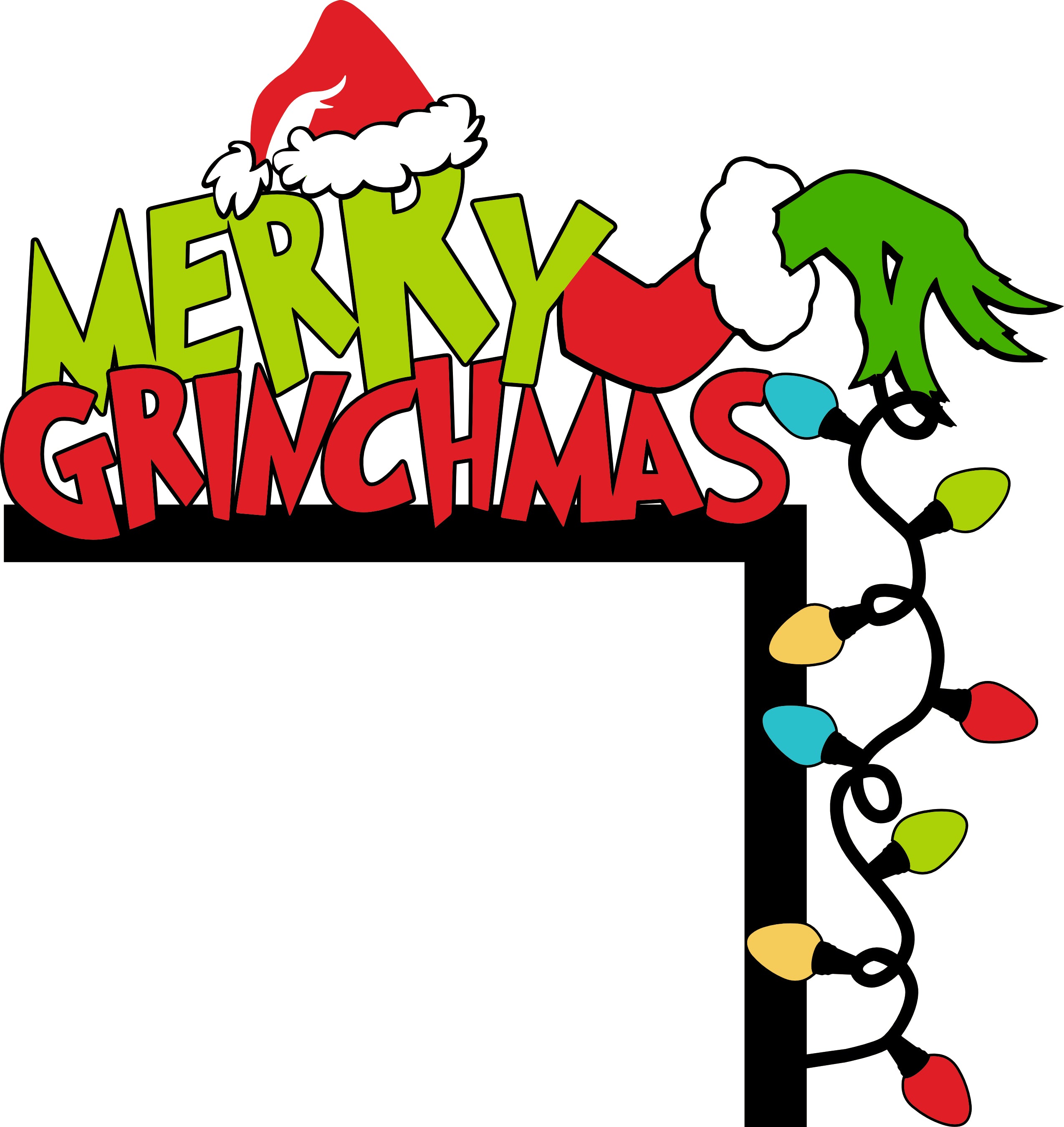 Merry Grinchmas door corner