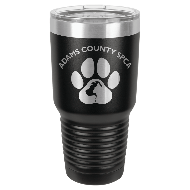30 oz Adams County SPCA Engraved Tumbler
