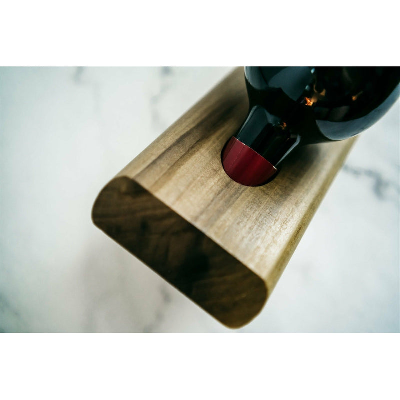 Wooden, Popular floating wine bottle holder