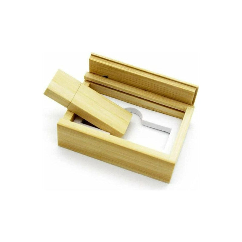 BAMBOO USB FLASH DRIVE WITH GIFT BOX, LASER ENGRAVING BLANKS
